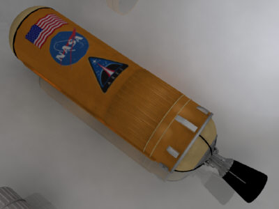 3d model ares 1 rocket - ARES 1 Rocket by Monkey Wrench